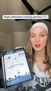Flight Attendant Training Planner | Stay Organized & Ace Your Training