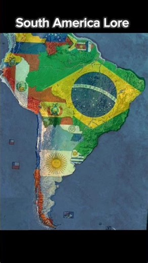 South America: Timeline of National Flags: 1200 - 2025