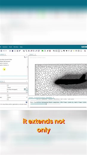 Realistic Wake Mesh: 30 Degree Spread Angle Tutorial #shorts