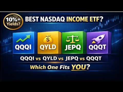Best Nasdaq-100 Monthly Income ETFs Which Fits You Best? QQQI QYLD JEPQ QQQT
