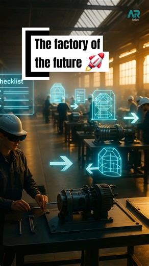 AR is changing manufacturing: step-by-step guidance, fewer errors, smarter factories #manufacturing