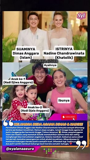 7 Tahun Menikah Beda Agama‼️ Dimas Anggara & Nadine Tetap Harmonis‼️#shortsfeed #reels