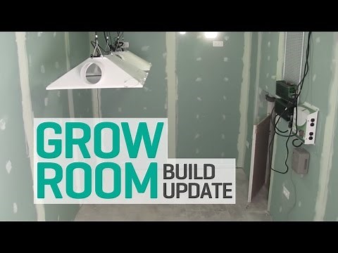 How to build an indoor garden—grow room construction update 2