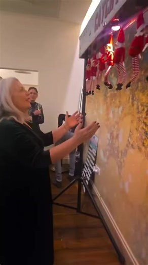 Elf falling off the shelf. Our very own Elf Drop. More practice needed I think. www.activehire.co.uk #funforhire #activehire #gameshire #catchit #catchitchallenge #elfontheshelf | Active hire