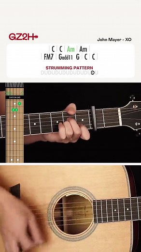 Learn XO by John Mayer on Guitar | Tutorial