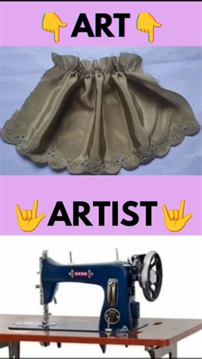 🪡 Easy Trick For Making Ruffle pleats #shorts#sewing #sewingtips #sewinghacks