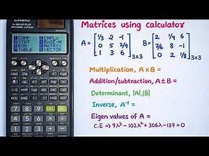 Complete matrices 💯 in scientific calculator| Must watch before going to exam | Calculator Tricks