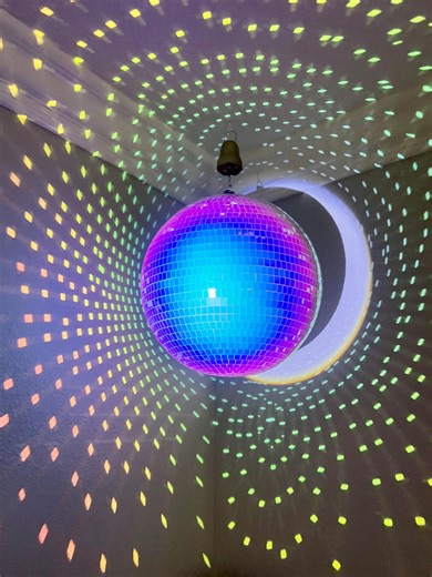 16 Inch Disco Ball Iridescent Decor Disco Balls Disco Holographic Dopamine Decor Funky Disco Rainbow Decor for Disco Lover - Etsy