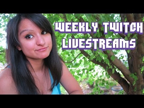 Announcement: Weekly Twitch Live Streaming Schedule!