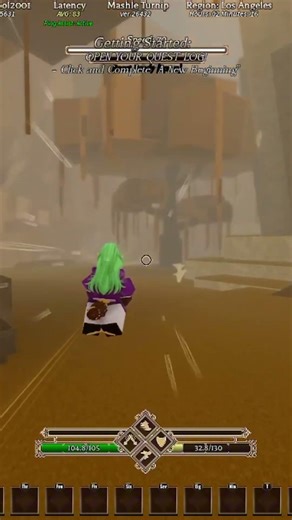 How To Get To Barren Sands Mashle Academy | Roblox #gameplay#mashle #mashleacademy #region #roblox