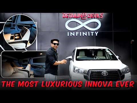 Turning an Innova into a Luxury Lounge 😳 | Full Interior Transformation by infinity
