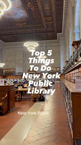 Top 5 Things To Do at The New York Public Library #nyc #NewYork #travel #visitnyc #nybucketlist | Jeffreyinnyc
