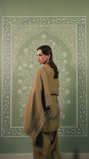 Inspired by tradition, crafted for today. Your winter wardrobe starts here. Available in-stores and online (Sapphire, Unstitched, Winter Collection, New Arrivals, Winter) | Sapphire