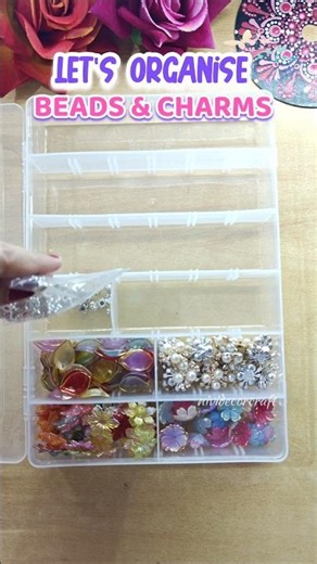 Organizing Beads and Charms #diy #organizing #beads #shorts #craft #trending