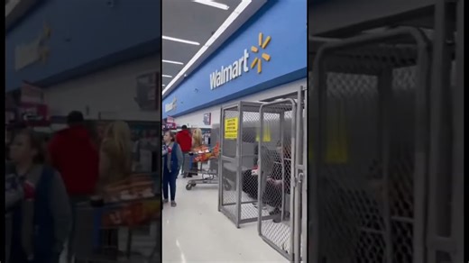 Does this video show Walmart 'shoplifter detention' cells?
