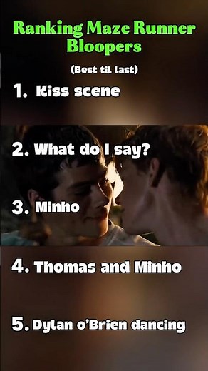Ranking the funniest Maze Runner bloopers 🤣🎥 #movies #funny #viral #ranking #mazerunner