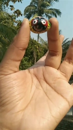 Jagannath ji painting 🙏#creative #art#drawing#miniart#shorts#artist #cowrie shell 🐚 art#love