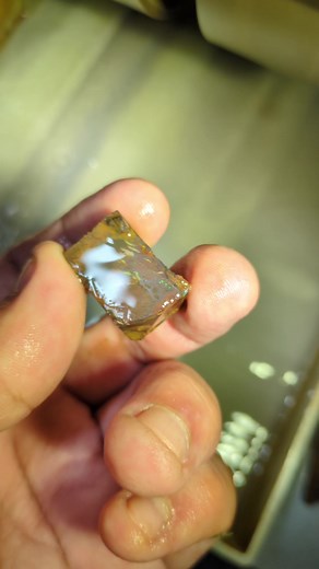 #Cutting#some#nice#pieces#up#australian#opals#Baby#Boulder#Beauty#nice#nobby#at#the#end#Worldwide#shipping#live#tonight