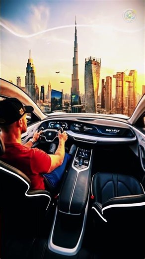 Flying Car 2050 🚀 | Future BMW Faster than a Plane! ✈️ #shorts #flyingcar #bmw