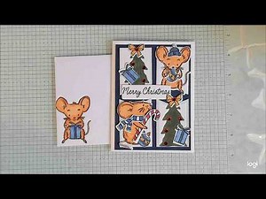 SU Christmas Mice A Easier Version 2nd card with nette