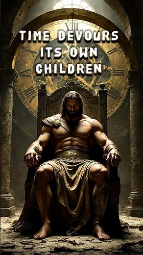 The Myth of Cronus and Time #Titanomachy #GreekMythology #Shorts