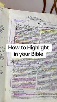 How to Highlight in Your Bible | John 1:1-18 | The EASY Bible Study Method
