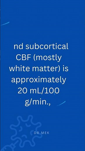 Normal Cerebral Blood Flow (CBF) and Its Regulation 🧠#medical #neurology #anesthesia #neurosurgeon