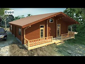 Possibly Our Favorite Park Model Log Cabin, Floor Plans Available