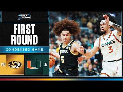 Miami (FL) vs. Missouri - First round NCAA tournament extended highlights