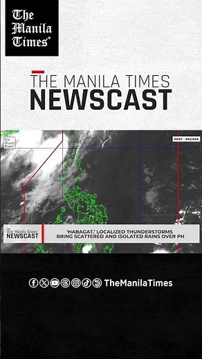 ‘Habagat,’ localized thunderstorms bring scattered and isolated rains over PH
