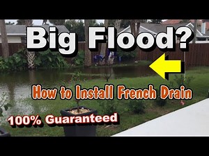 How to Install A French Drain - Most Complete French Drain System Ever!