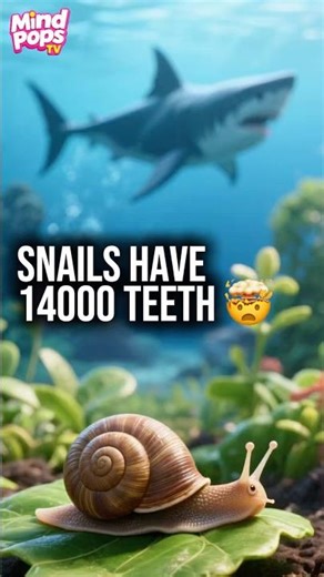 Snails Have Thousands of Teeth 🐌🦷