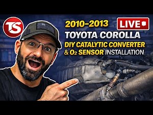 2010-13 Toyota Corolla DIY Catalytic Converter & Downstream O2 Sensor (Exhaust Installation) P420 ✅