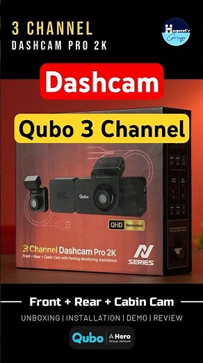 Qubo 3 Channel Dashcam Pro 2K: 360° Coverage on Scorpio N!