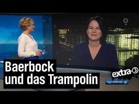 Annalena Baerbock und das Trampolin | extra 3 | NDR