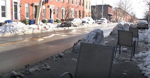 Baltimore leaders urge residents not to reserve shoveled parking spaces
