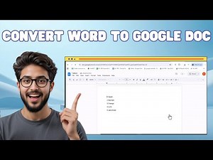 How To Turn A Microsoft Word Document Into A Google Doc | Quick & Easy (2025)