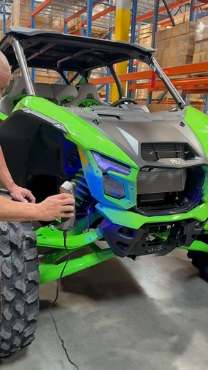 Getting to work 🛠️ • What DRT parts do you want to see first? • #KRX #KawasakiKRX #KRXH2 #TeamDRT | DRT Motorsports