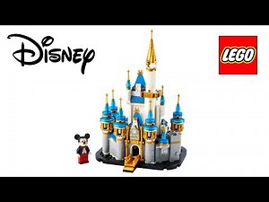 MAGNIFICENT CASTLE 🏰 LEGO Disney 40478 Mini Disney Castle 🏰 SPEED BUILD
