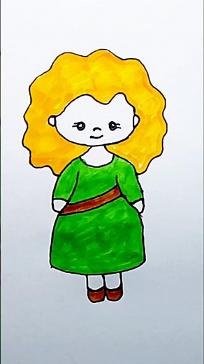 Disney princess drawing | merida drawing #disney #disneyprincess #merida #drawingtutorial