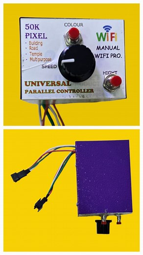 127K views · 2.6K reactions | New Model 5v RGB Pixel WiFi Controller plus PARALLEL Controller 50k LED support full Design full heavy quality speed  order number whatsapp 96381 62218  #viralpost2024 #FacebookReelsContest #neon #instagood #india #StarsEverywhere #life #FacebookPage #instagram #viral Facebook Instagram | Mataji Electric Pixel RGB LED light | Facebook