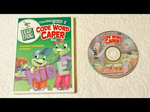 Opening to LeapFrog: Talking Words Factory 2: Code Word Caper 2004 DVD