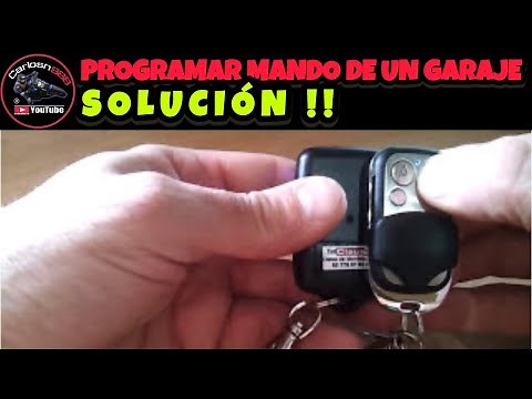 🅿️Programar mando de un garaje. Solución!!