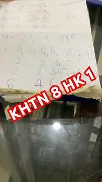 Natural Science Grade 8 Semester 1 Review for Semester 1 Chemistry Exam #shorts