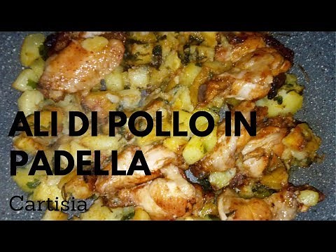 Ali di Pollo in Padella con Patate