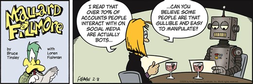 Mallard Fillmore Comic Strip 2026-02-08 | Comics Kingdom