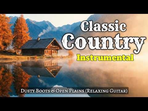 Classic Country Instrumental – Dusty Boots & Open Plains (Relaxing Guitar) | No.15 (1 Hour)