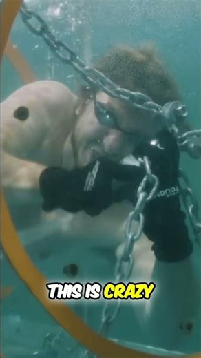 Epic Underwater Obstacle Course Challenge: Can He Escape? #shorts