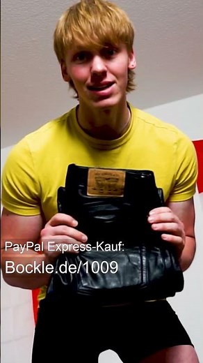 SimO in der Second Hand LEVI´S Lederhose Lederjeans Leather Pants