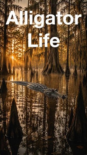 Alligators of the Bayou 🐊 Cajun Screensaver Preview #Shorts